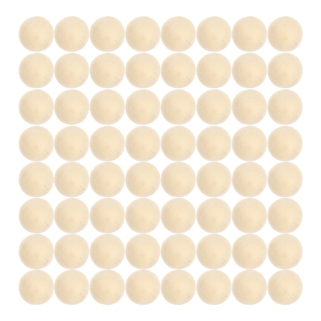 100 Pcs Boule en Bois Ronde pour Artisanat Sphère en Bois Non Finie pour Projet DIY Boule en Bois Non Finie 8mm Accessoire Boule Lisse