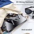 thumbnail image 4 of 2-Pack Matte Privacy Screen Protector For iPhone 13 Pro Max/iPhone 14 Plus, Anti-Glare Anti-Spy Scratch Resistant Tempered Glass Film, Rounded Edge Full Coverage, Smooth & Sensitive Touch, 4 of 7