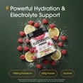 thumbnail image 2 of NatureBell Electrolytes Powder, Hydration Support with Essential Minerals, Energy & Muscle Health Support, Sugar-Free Keto-Friendly, Lemon & Raspberry Flavor, 500g (Servings: 76), 2 of 8