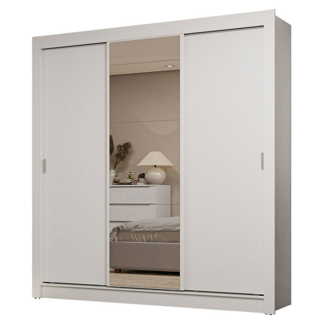 Ropero Closet Madesa 3 Puertas 1 Espejo BB 01