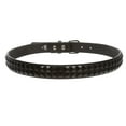 thumbnail image 4 of Kids 1" Snap On Punk Rock Black Star Studded Leather Belt, 4 of 6