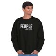 thumbnail image 4 of Funny People Not A Fan Sarcastic Joke Sweatshirt for Men or Women Brisco Brands S, 4 of 6