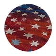 thumbnail image 4 of WYYP 4th of July Red Round/Tablecloth 60x60 Inch Patriotic Star Firework Waterproof Table Cloth, Polyester Washable Independence Day Decorations Table Covers for Dining Table, Parties, Camping 54-58, 4 of 8