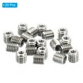 thumbnail image 3 of Unique Bargains Adaptateurs de Filetage Manchon Écrou Réducteur M8x1.25 Mâle à M4x0.7 Femelle pour Réparer Écrou Vis Réducteur 8mm 20 Pcs, 3 of 5