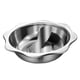 thumbnail image 5 of Base De Olla Caliente De Acero Inoxidable, Olla Caliente De Doble Sabor De Acero Inoxidable Duradera Extra Gruesa Para Cocina De Inducción, 5 of 7