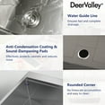 thumbnail image 6 of 36 in. Rectangular Single Bowl Farmhouse Apron Workstation Kitchen Sink in Silver Grey Stainless Steel with Accessories, 6 of 12