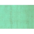 thumbnail image 1 of Ahgly Company Machine Washable Indoor Rectangle Abstract Turquoise Blue Modern Area Rugs, 2' x 5', 1 of 4