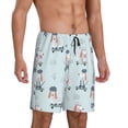 thumbnail image 2 of Wukai Poodle Playing Skateboard Men’s Short Pajama Pants With Pockets Soft Sleep Pj Shorts for Men-3X-Large, 2 of 6