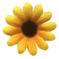 thumbnail image 3 of Cabeza de girasol artificial Simulación de cabezas de flores Ramo de fiesta de boda Accesorios de bricolaje, 100 piezas, Amarillo, 3 cm Advancent HA7119-10B, 3 of 6