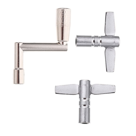 unbranded  3 Pcs Key Electric Drum Kit Wrench Tuning Tools Set Accessories