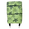 thumbnail image 4 of Trolley Folding Shopping Bag Zipper Folding Shopping Bags 2 In 1 Foldable Shopping Portable Cart With Wheels Lightweight Storage Bag For Shopping Fruits Veget, 4 of 5