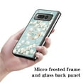 thumbnail image 3 of Feishell Compatible with Google Pixel Fold 7.6 inch Flower Pattern Case with Diamond Ring Holder,Shockproof Light Luxury Glossy Glass Folding Slim Phone Case for Women Girls,E, 3 of 6