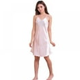 thumbnail image 2 of Fashion Women Clothes Night Deep V Silk Nightgowns Sleepwear Sleepshirts Robes, 2 of 8