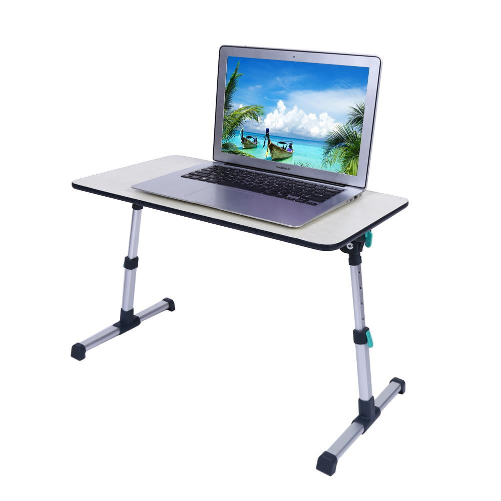 WALFRONT Laptop Tray, Laptop Tables,Adjustable Portable Standing Desk Laptop Computer Table