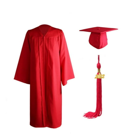 

Famure Graduation Gown Cap Tassel Set 2022 Graduation Cap and Gown 2022 Pendant Unisex Graduation Uniform Matte Graduation Robe for High School & College Bachelor good