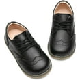 thumbnail image 3 of Boy's Girl's Classic Lace-Up School Uniform Oxford Comfort Dress Shoes Loafer Flats (Toddler/Little Kid), 3 of 6