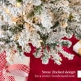 thumbnail image 6 of Best Choice Products 9ft Pre-Lit Holiday Christmas Pine Tree w/ Snow Flocked Branches, 900 Warm White Lights, 6 of 9