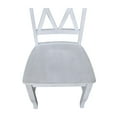 thumbnail image 4 of International Concepts Solid Wood Dining Chairs, Set of 2, High-Back, Unfinished, 4 of 10