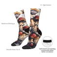 thumbnail image 4 of Vsdgher Cute Forest Mushrooms Crew Socks for Men & Women, Breathable Casual Athletic Ankle Socks, 4 of 6
