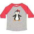 thumbnail image 3 of Inktastic Cute Penguin, Little Penguin, Penguin with Bow Boys or Girls Toddler T-Shirt, 3 of 5