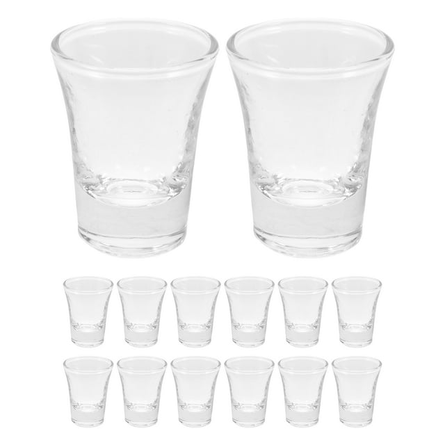 MOVTOTOP 24 Pcs Glass Communion Cups Church Holy Water Mug Set Sacrament Cups For Standard Holy Communion Trays Religious Party