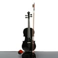 thumbnail image 4 of New 3/4 Acoustic Violin Case Bow Rosin Black, 4 of 12