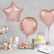 thumbnail image 3 of Naiovety 1 Uds. Juego de globos de papel de aluminio de oro rosa de 18 pulgadas, globos Mylar, globos brillantes para fiesta de cumpleaños, Kits de decoración para fiestas Oro rosa 18 pulgadas, 3 of 6