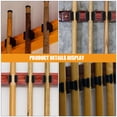 thumbnail image 4 of TABLZONE 12Pcs Black Wall Cue Clamp and Fishing Pole Rack Lock for Organized Storage, 4 of 8