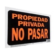 thumbnail image 3 of Letrero Pared Propiedad Privada No Pasar Hyko Plástico Negro, 3 of 3