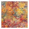 thumbnail image 3 of Unique Loom Vivid Collection Area Rug - Bengaluru (9' 10" Square Multi/Orange), 3 of 9