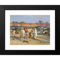 thumbnail image 2 of Frederick Arthur Bridgman 24x19 Black Modern Framed Museum Art Print Titled - Halt in the Desert (1922), 2 of 5