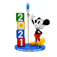 thumbnail image 3 of Disney Parks Disneyland 2021 Mickey Figural Christmas Ornament New with Tag, 3 of 3
