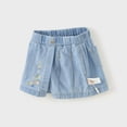thumbnail image 2 of Pantalones cortos vaqueros para niños de Dave Bella, ropa para niñas, novedad de verano 2024, pantalones cortos casuales de moda para bebés, encantadores y lindos DB2240577, 2 of 5