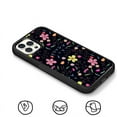 thumbnail image 2 of Compatible with iPhone 12 / iPhone 12 Pro case Soft TPU Glossy Flower Pattern Phone Case for Women and Girls, 2 of 5