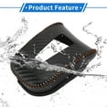 thumbnail image 6 of Unique Bargains 1 Pc Gear Shift Knob Cover for Mitsubishi Outlander 2022-2023 Anti-Slip Faux Leather Black Carbon Fiber Brown Stick Shifting Handle Protector, 6 of 6