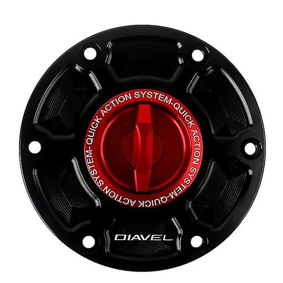 Bouchon de Réservoir de Carburant Cnc à Dégagement Rapide Sans Clé pour Ducati Multistrada 950 1200 S/1260 1260 S Hypermotard 950