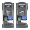 Dove Men+Care Stain Defense Long Lasting Men's Antiperspirant Deodorant Stick Cool, 2.7 oz Twin Pack