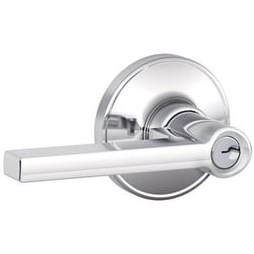 Dexter by Schlage J54SOL625 Solstice Keyed Entry Lever, Bright Chrome