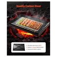 thumbnail image 2 of 24x16 in Flat Top Griddle Carbon Steel Universal BBQ Grill Pan Cookware, 2 of 8