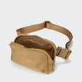 thumbnail image 3 of Cross Body Bag with Two-way Zipper Opens and Adjustable Strap, Pander Everywhere Fanny Packs for Women (Caramel Burnt, US), 3 of 7