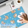 thumbnail image 4 of Long Mouse Pads for Desk,Cute Shiba Inu Desk Mats on Top Of Desks, Desk Mouse Pad Extra Large with 3mm Non-Slip Base and Stitched Edge for Gaming,Office,Work,Home 31.5"x11.8", 4 of 6