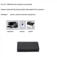 thumbnail image 5 of 5X 8 Puertos 6 + 2 Poe Switch Inyector Alimentación Sobre Rj45 de Red Familiar Ethernet 10 / 100M para Cámaras Sin Adaptador de Corriente, 5 of 5