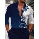 thumbnail image 1 of Nuevas camisas de manga larga de moda para hombre, camisetas de manga larga con estampado informal diario con solapa para hombre , ropa para exteriores de alta calidad, 1 of 6