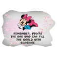 thumbnail image 2 of Watercolor Decal You Can Fill The World With Sunshine Living Room Wall Decal for Family Female Mouse Cherry Blossom Flowers Art Cute Themed Room Décor - Size: 20 In x 14 In, 2 of 5
