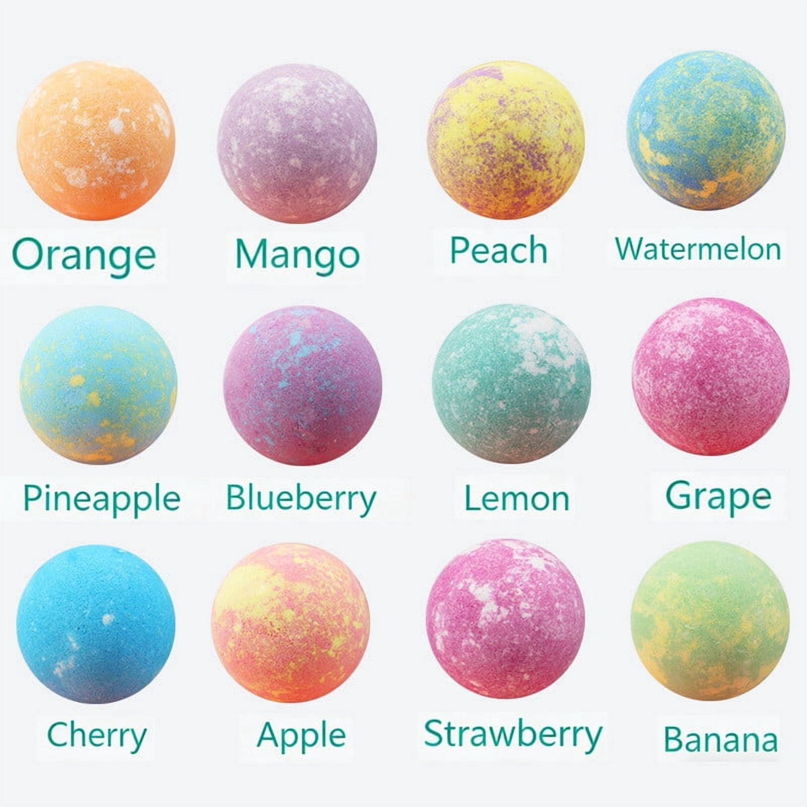 12PCs Bath Bombs with Mega Bubbles & Surprise Inside,Fizzy Bubble Bath With Animal Ornaments,Chinese Zodiac Fruity Flavor Bubble Bath Balls,Colorful Bubble Bath Fizzies for Family Relaxation
