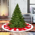 thumbnail image 3 of Jiaroswwei Tree Clothes Durable Practical Soft White Christmas Tree Skirts for Festival, 3 of 8