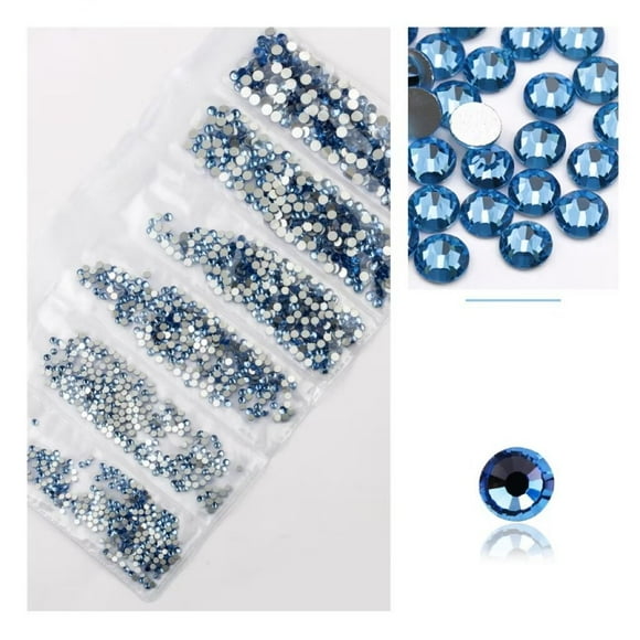 Shiny Crystal Diamond Rhinestone Sparkle Diamonds-light blue (1728pcs)