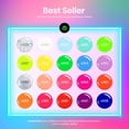 thumbnail image 2 of Set de esmaltes en gel Beetles Neon Kit de 20 colores con capa base, 2 of 6