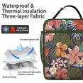 thumbnail image 2 of Wildflower Insulated Lunch Bag Box Teen Reusable Lunch Tote Bag Water-Resistant Cooler Tote Bag Work Beach, 2 of 6