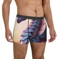 thumbnail image 4 of Salouo Dragon Print Men's Boxer Briefs,Breathable Underwear Elastic Waistband Briefs for Men -Large, 4 of 8